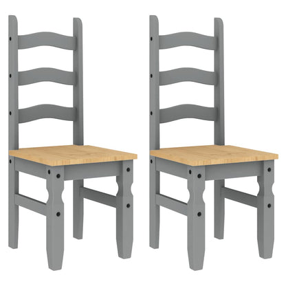 3 Piece Dining Set "PANAMA" Solid Wood Pine 112 cm