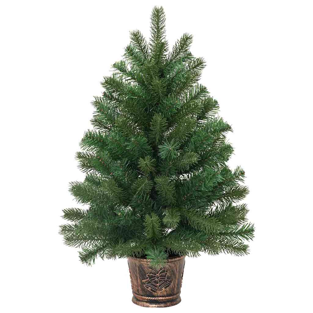 Artificial Christmas Tree Green PE and PVC 95 cm with LEDs