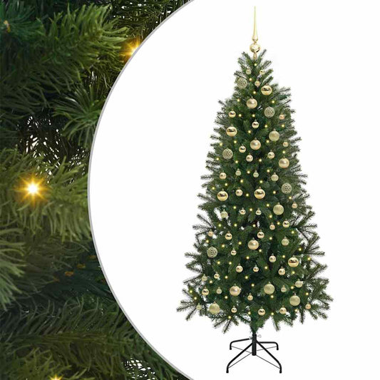 vidaXL Artificial Christmas Tree Green 180 cm PE and PVC 2