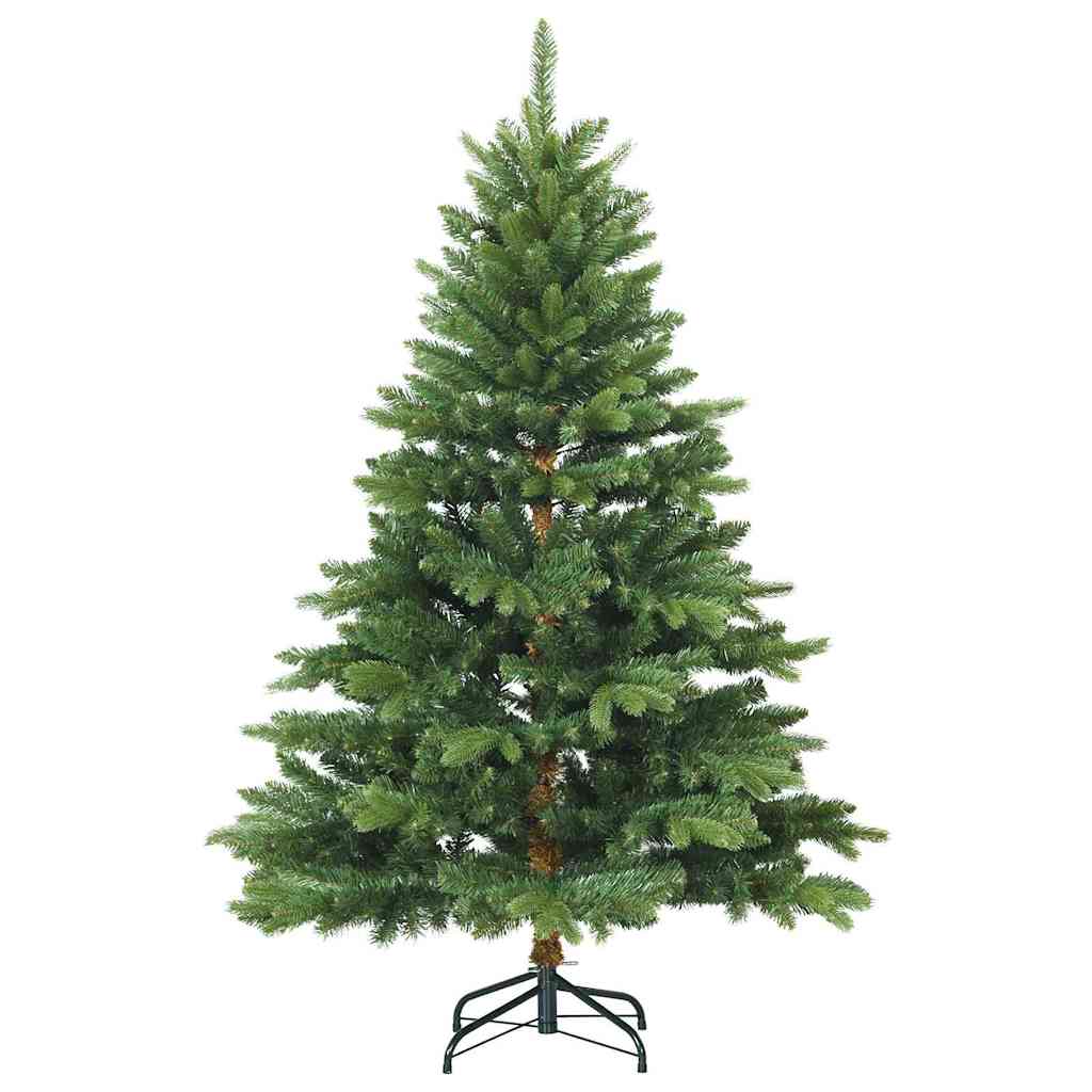 Artificial Christmas Tree with 150 LEDs PE and PVC Green 120 cm with LEDs