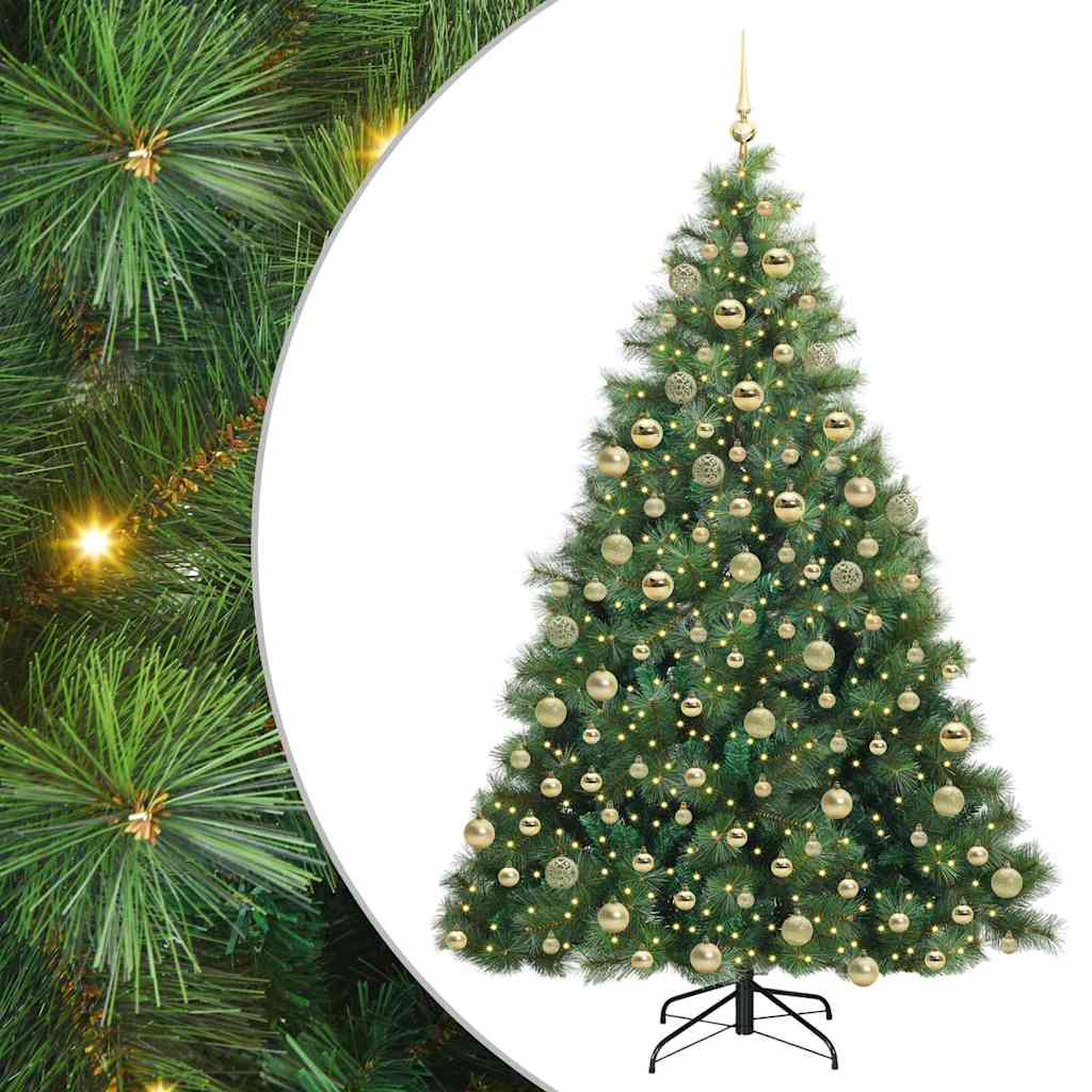 vidaXL Artificial Christmas Tree Green 180 cm PE and PVC 2