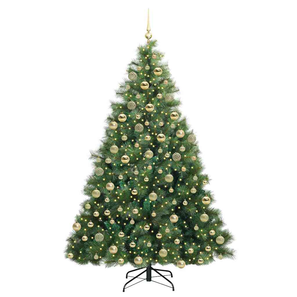 vidaXL Artificial Christmas Tree Green 180 cm PE and PVC 3