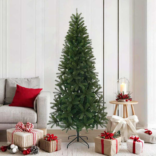 Artificial Christmas Tree PVC, PE and steel Green 180 cm