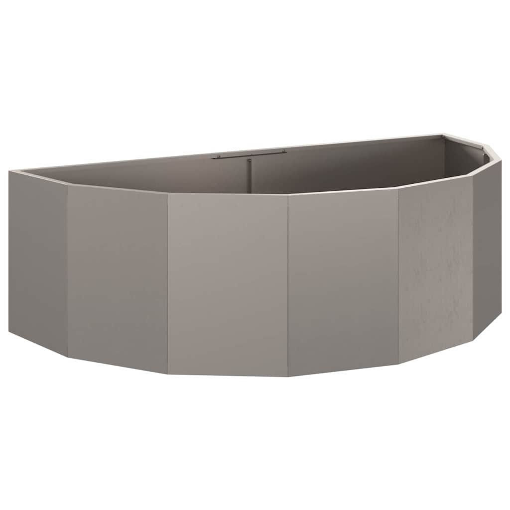 Planter 120 x 60 x 35 cm Steel Weathering steel