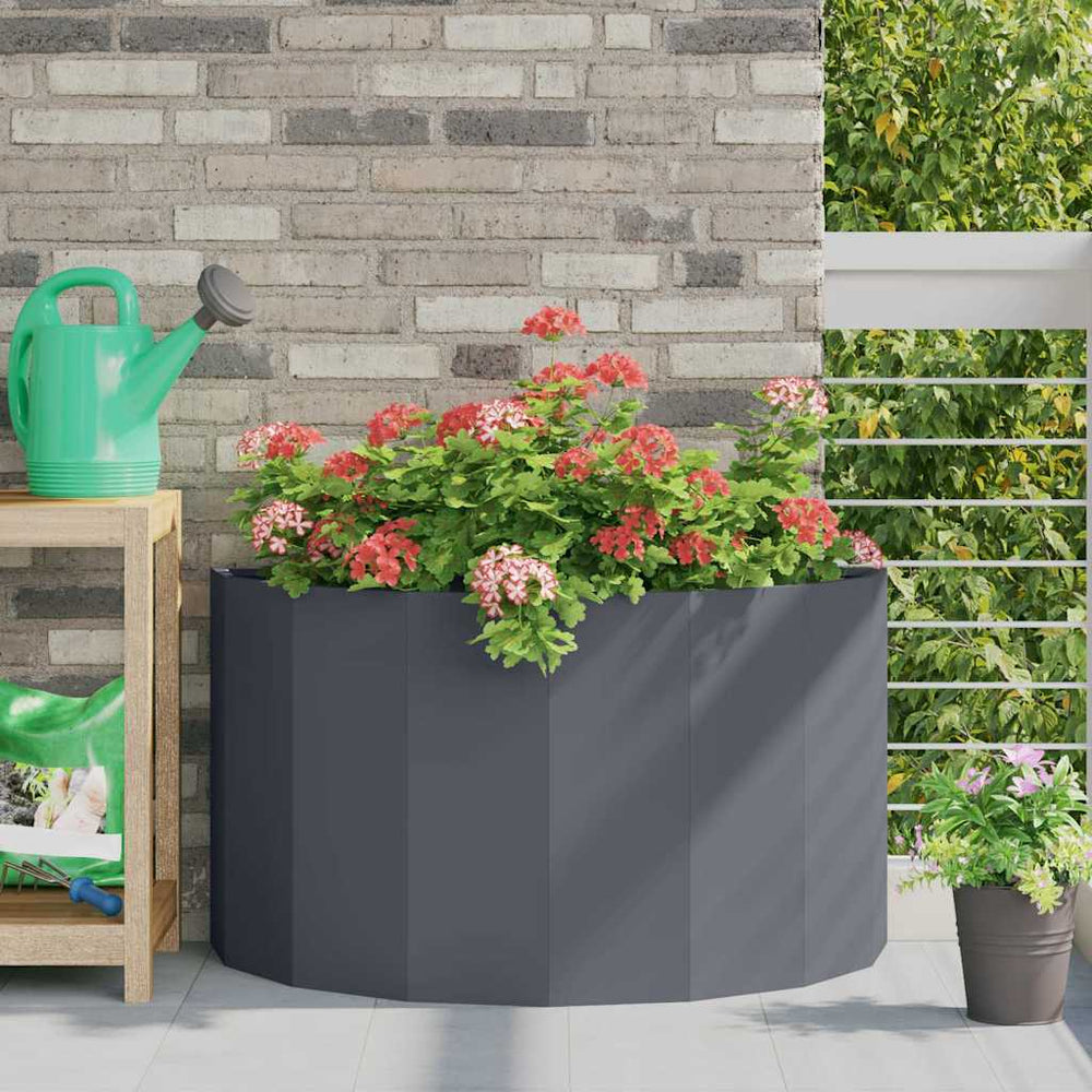 vidaXL Planter 90 x 45 x 50 cm Steel