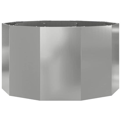 Planter 90 x 90 x 50 cm Steel Galvanised steel
