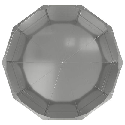 Planter 90 x 90 x 50 cm Steel Galvanised steel