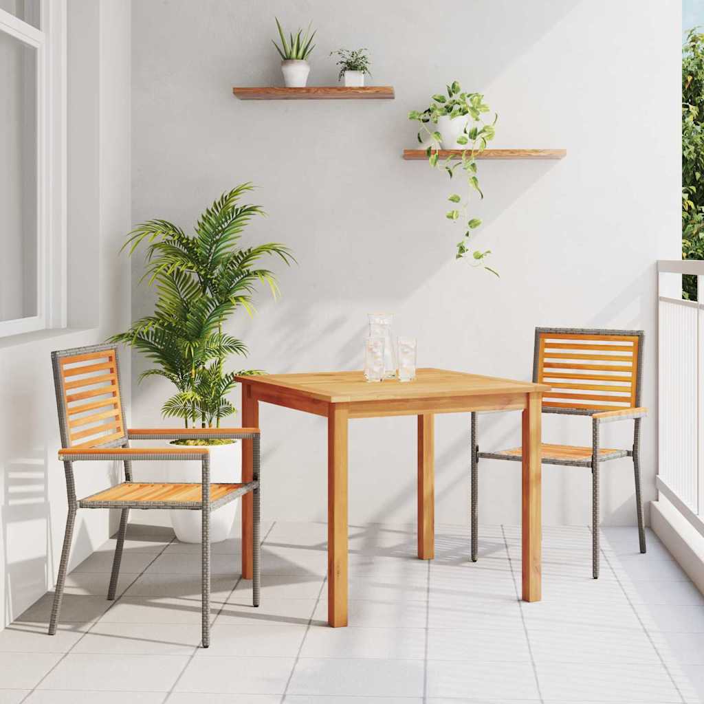 vidaXL Garden Dining Set 5 pcs Solid Acacia Wood