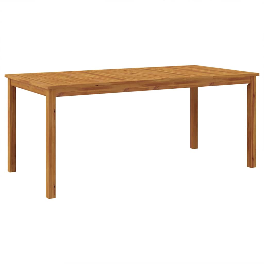 vidaXL Garden Dining Set 7 pcs Grey Solid Acacia Wood 5
