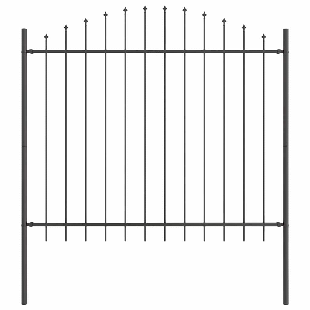vidaXL Garden Fence WOERDEN 8 pcs 170 x 190 cm Powder-Coated Steel 5