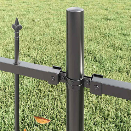 vidaXL Garden Fence WOERDEN 8 pcs 170 x 215 cm Powder-Coated Steel 3