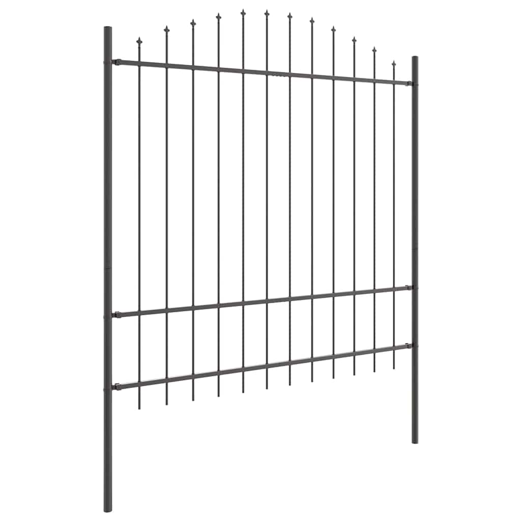 vidaXL Garden Fence WOERDEN 8 pcs 170 x 215 cm Powder-Coated Steel 4