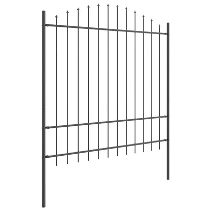 vidaXL Garden Fence WOERDEN 8 pcs 170 x 215 cm Powder-Coated Steel 4