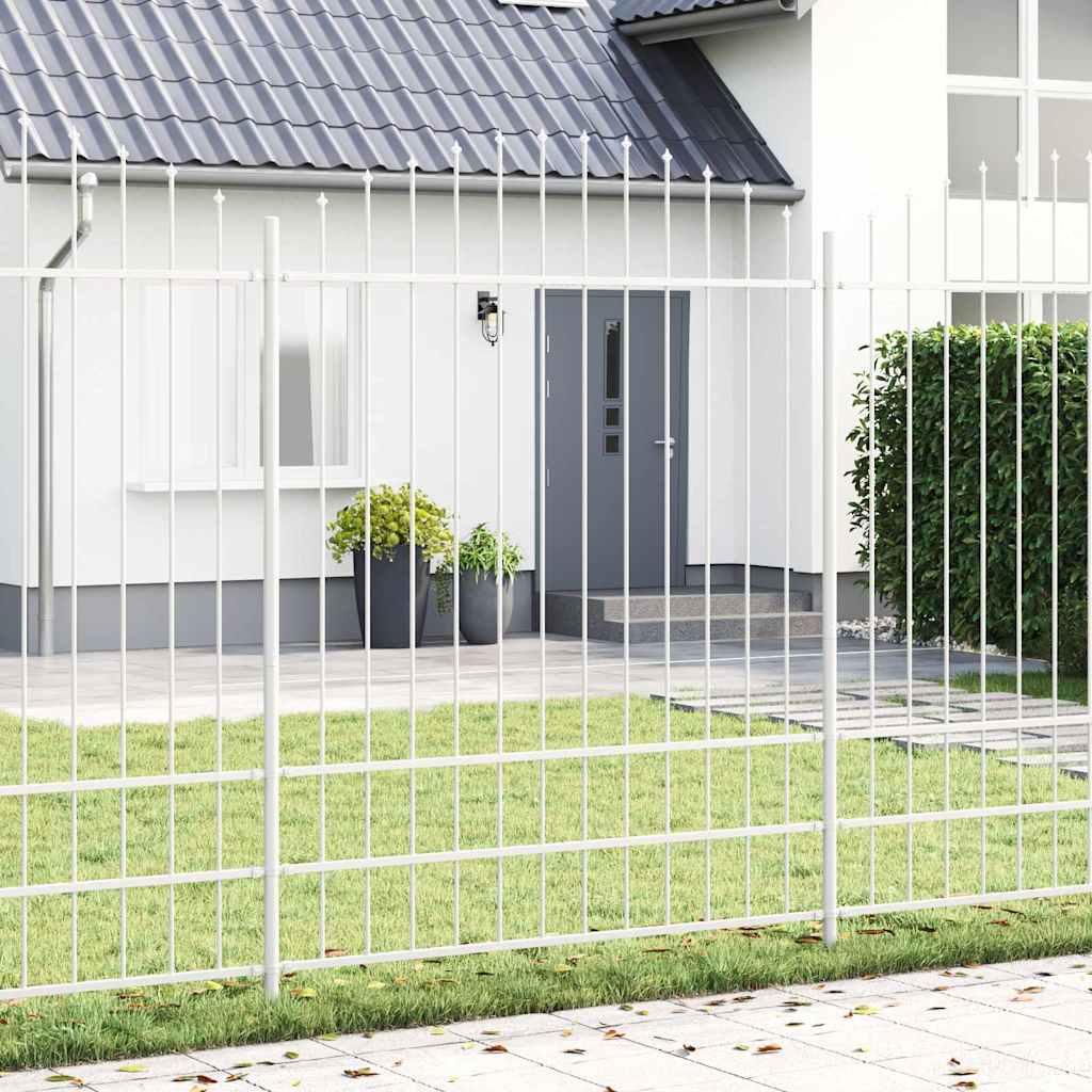 vidaXL Garden Fence WOERDEN 6 pcs 170 x 225 cm Powder-Coated Steel 1