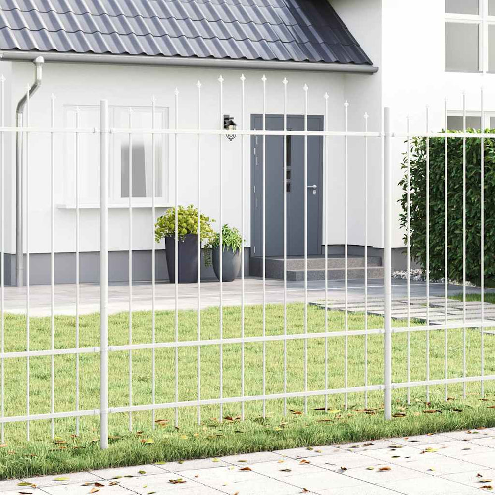 vidaXL Garden Fence WOERDEN 7 pcs 170 x 215 cm Powder-Coated Steel