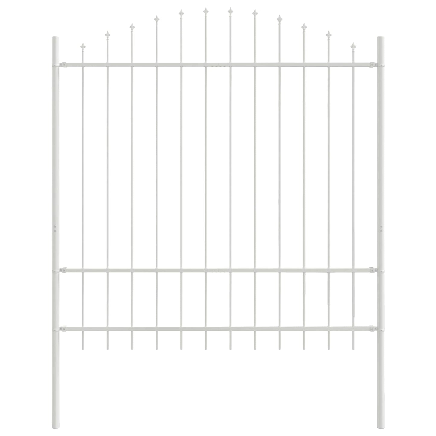 vidaXL Garden Fence WOERDEN 7 pcs 170 x 215 cm Powder-Coated Steel 2