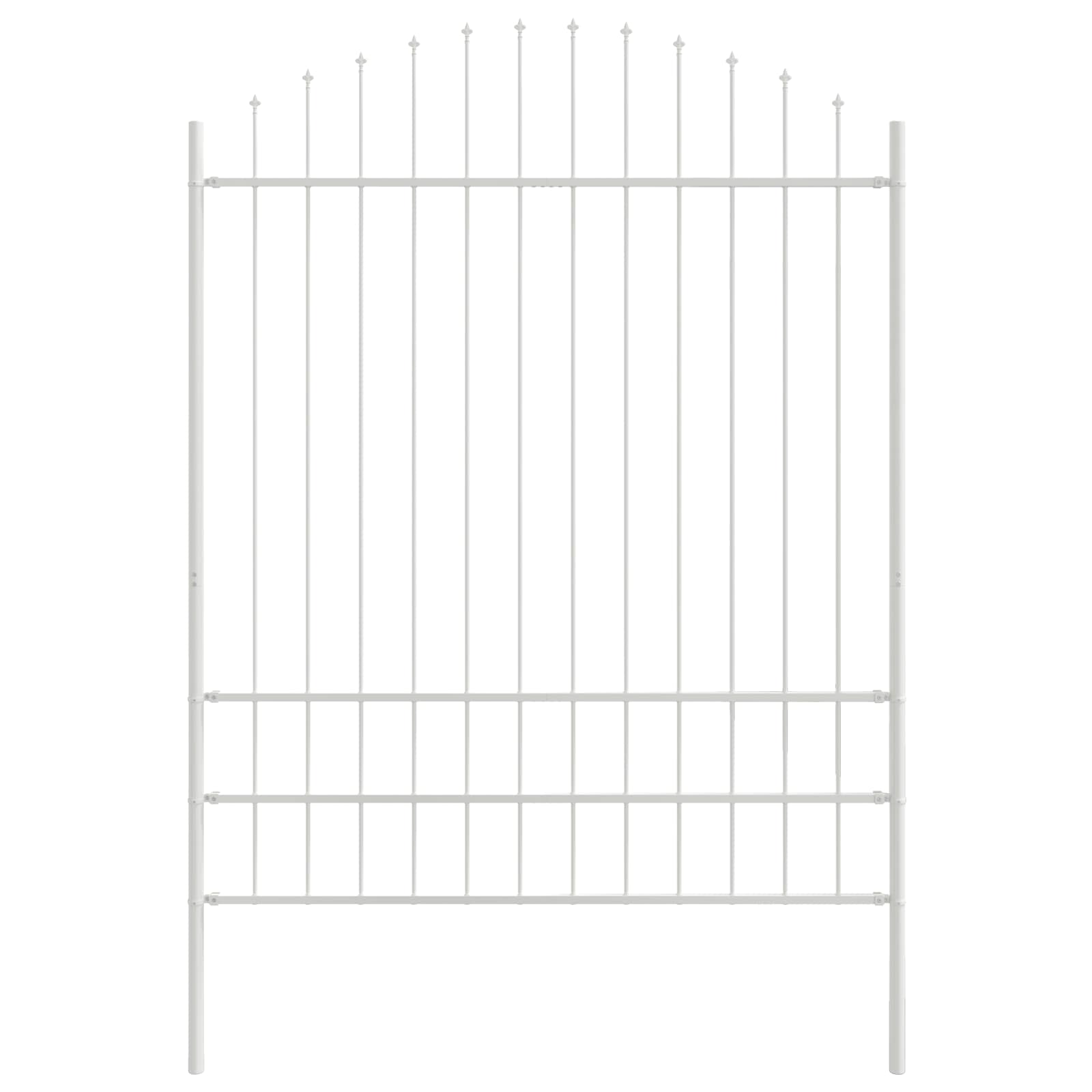 vidaXL Garden Fence WOERDEN 7 pcs 170 x 225 cm Powder-Coated Steel 2