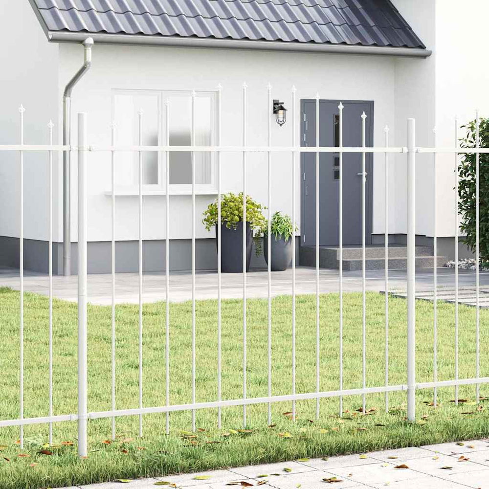 vidaXL Garden Fence WOERDEN 8 pcs 170 x 165 cm Powder-Coated Steel