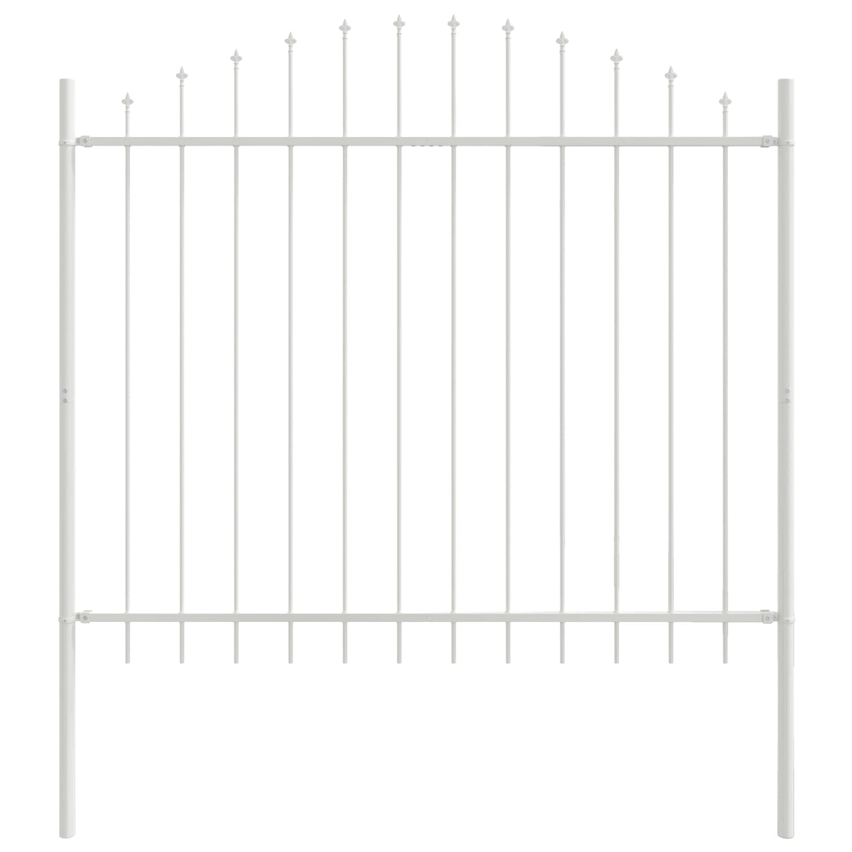 vidaXL Garden Fence WOERDEN 8 pcs 170 x 165 cm Powder-Coated Steel 2