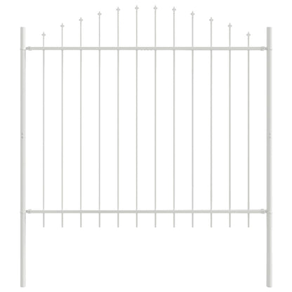 vidaXL Garden Fence WOERDEN 8 pcs 170 x 165 cm Powder-Coated Steel 2