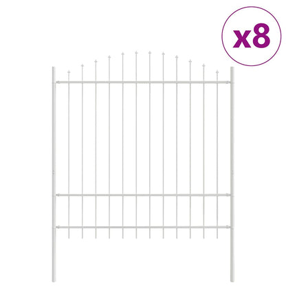 vidaXL Garden Fence WOERDEN 8 pcs 170 x 215 cm Powder-Coated Steel 2
