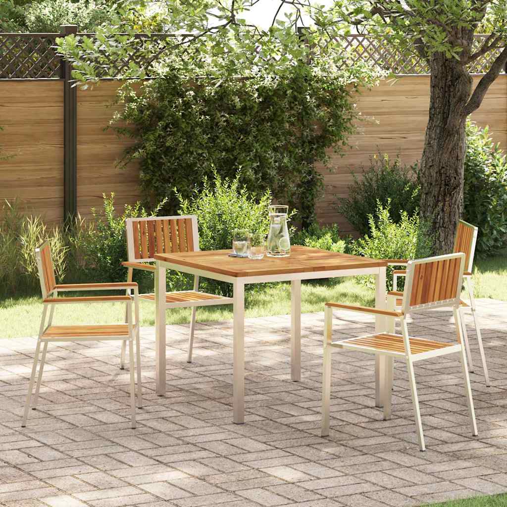 vidaXL Outdoor Dining Set 5 pcs 90 x 90 x 75 cm 1