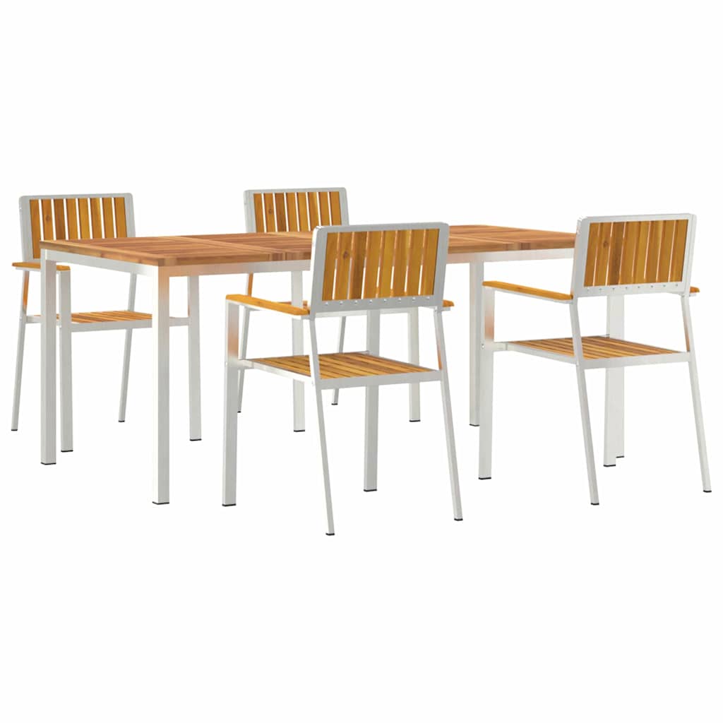vidaXL Outdoor Dining Set 5 pcs 180 x 90 x 75 cm 2