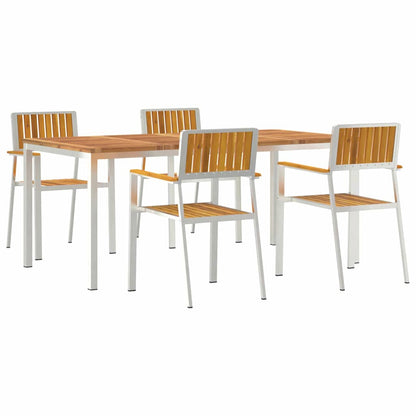 vidaXL Outdoor Dining Set 5 pcs 180 x 90 x 75 cm 2