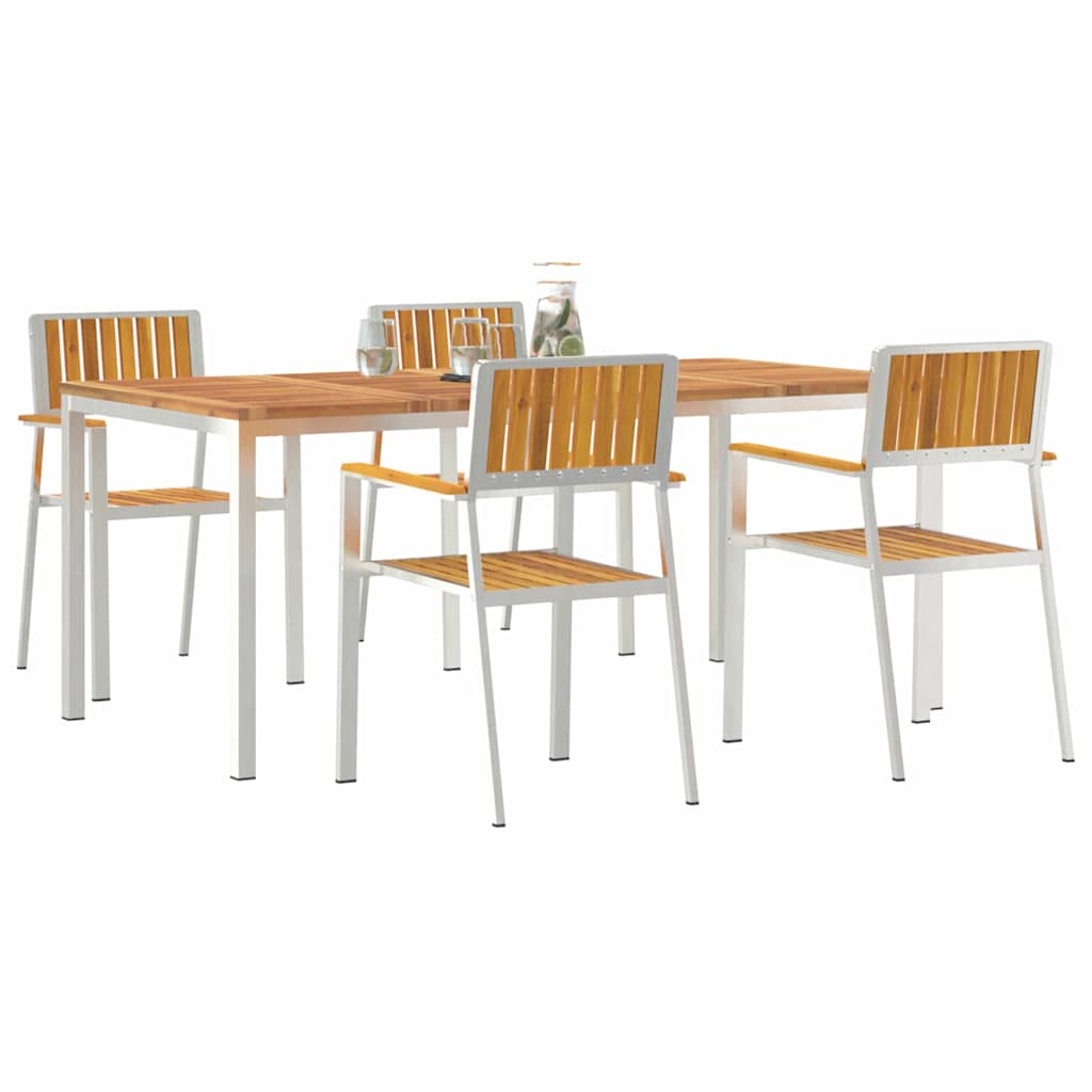 vidaXL Outdoor Dining Set 5 pcs 180 x 90 x 75 cm 3