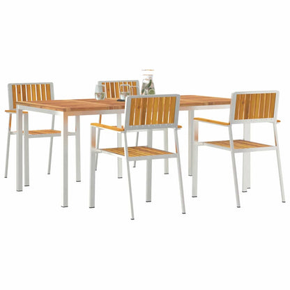 vidaXL Outdoor Dining Set 5 pcs 180 x 90 x 75 cm 3