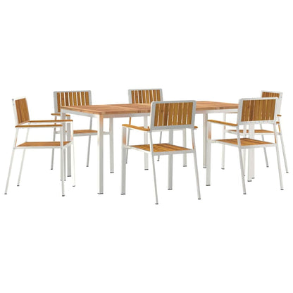 vidaXL Outdoor Dining Set 7 pcs 180 x 90 x 75 cm 1