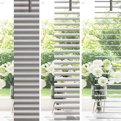 Venetian Blind 220 x 55 cm 25 mm Aluminium Silver 140 cm