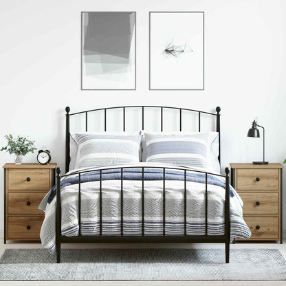 Bedside Cabinets 40x36x60 cm Engineered Wood Artisan oak 2