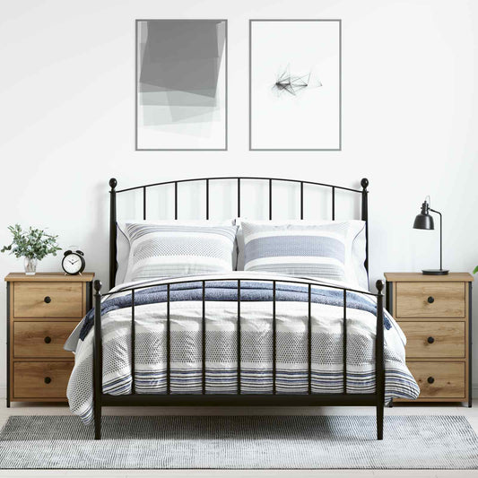 Bedside Cabinets 40x36x60 cm Engineered Wood Artisan oak 2