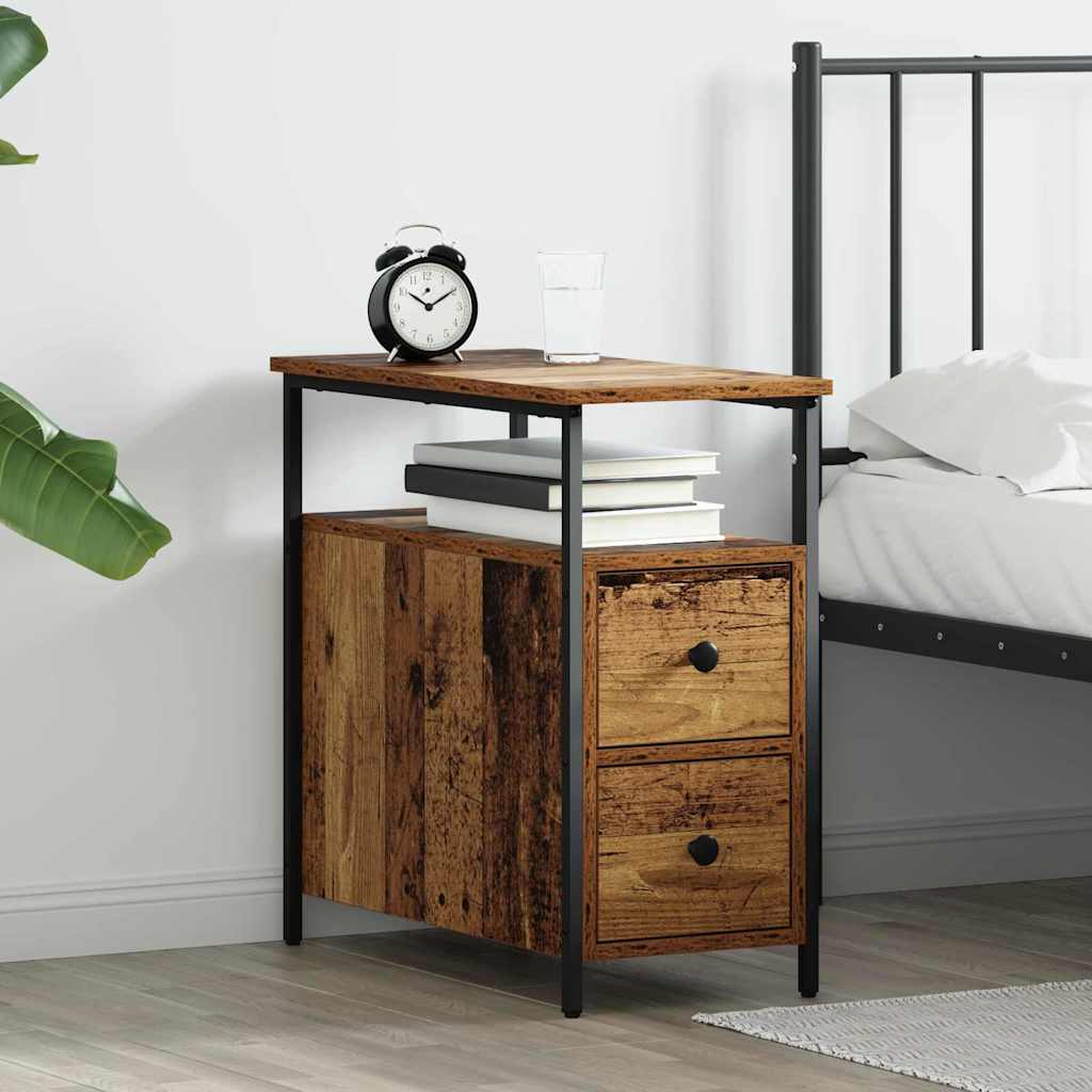 Bedside Cabinet 30x60x60 cm Engineered Wood Old wood 1