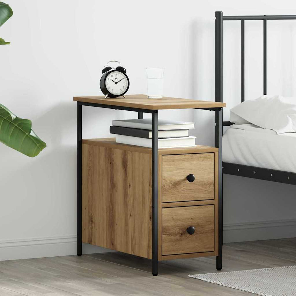 vidaXL Bedside Cabinet 30x60x60 cm Engineered Wood