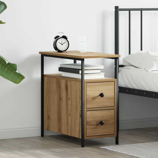 Bedside Cabinet 30x60x60 cm Engineered Wood Artisan oak 1