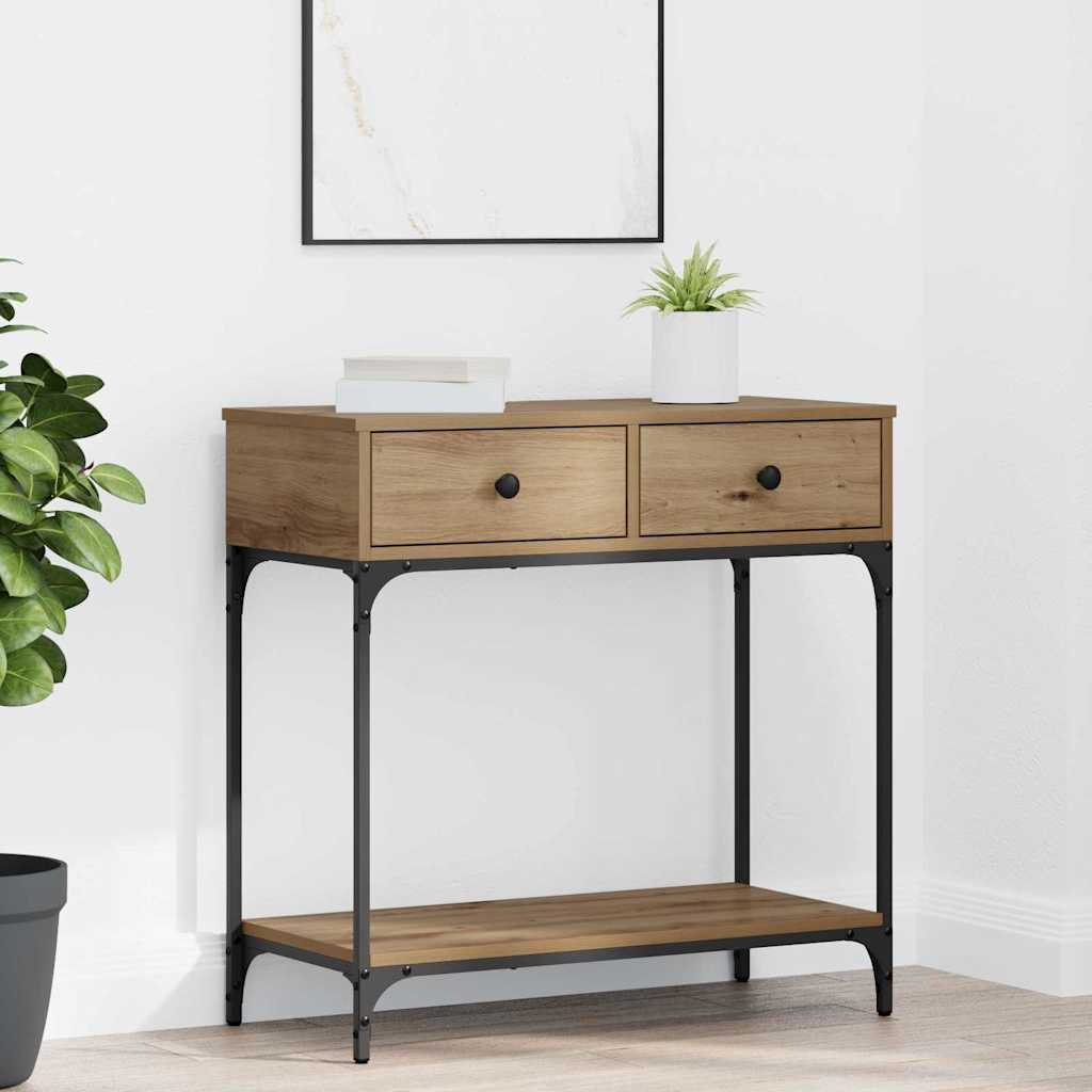 Console Table 100x34,5x75 cm Engineered Wood Artisan oak 75 cm