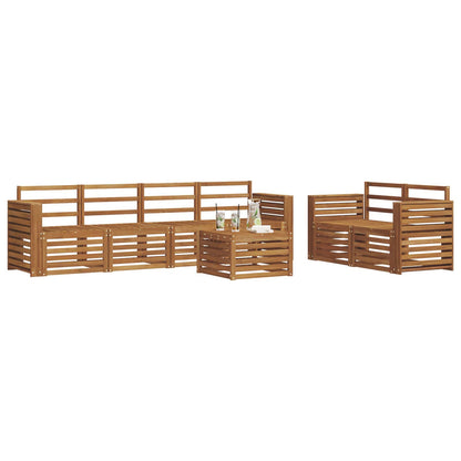 vidaXL Outdoor Sofa Set 7 pcs Solid Acacia Wood 3