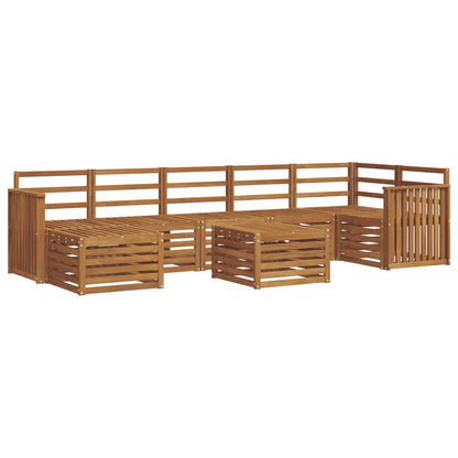 Outdoor Sofa Set 8 pcs Natural Track