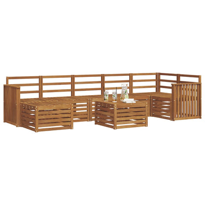 Outdoor Sofa Set 8 pcs Natural Track