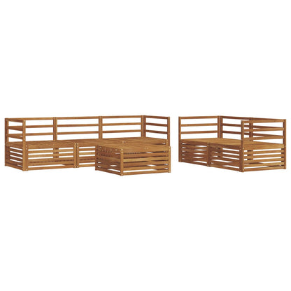 vidaXL Outdoor Sofa Set 6 pcs Natural Solid Acacia Wood 2
