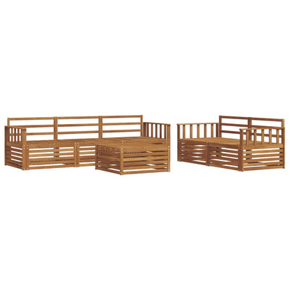 vidaXL Outdoor Sofa Set 6 pcs Natural Solid Acacia Wood 2