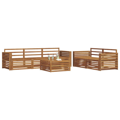 vidaXL Outdoor Sofa Set 6 pcs Natural Solid Acacia Wood 3