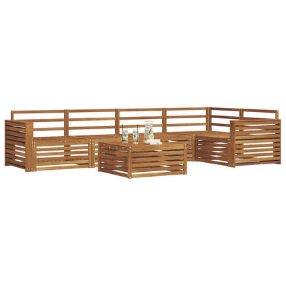 vidaXL Outdoor Sofa Set 6 pcs Natural 3
