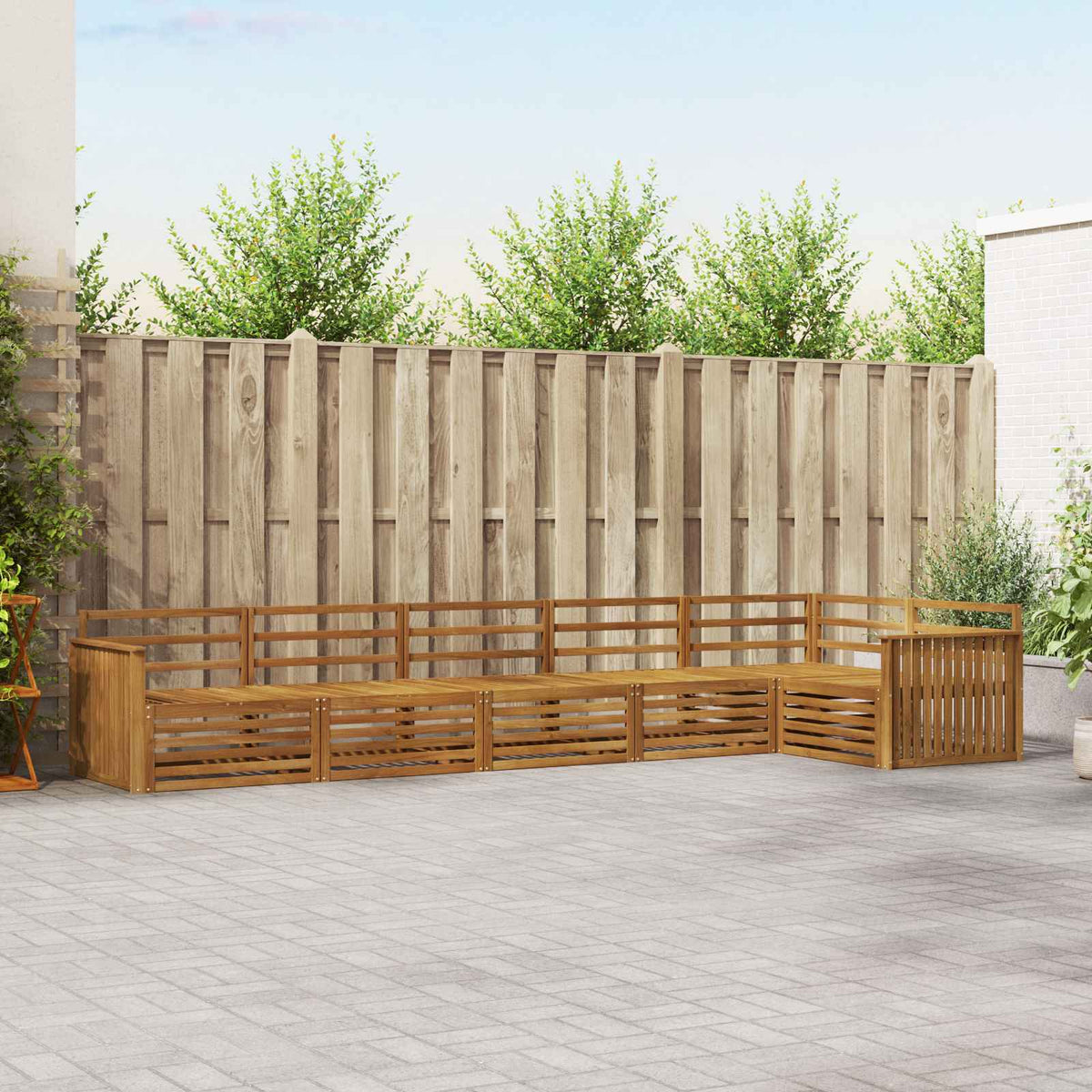 Outdoor Sofa Set 6 pcs Natural Track