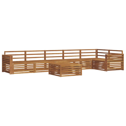 vidaXL Outdoor Sofa Set 7 pcs Natural 2
