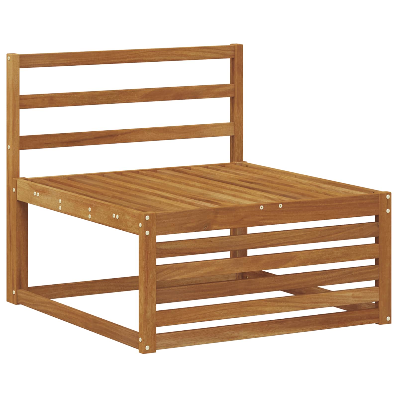 vidaXL Outdoor Sofa Set 7 pcs Natural Solid Acacia Wood 4