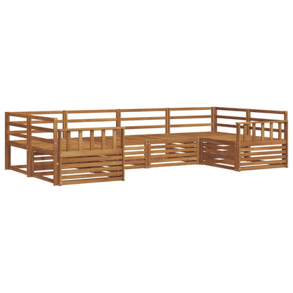 vidaXL Outdoor Sofa Set 6 pcs Natural Solid Acacia Wood 2