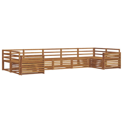 vidaXL Outdoor Sofa Set 7 pcs Natural Solid Acacia Wood 2